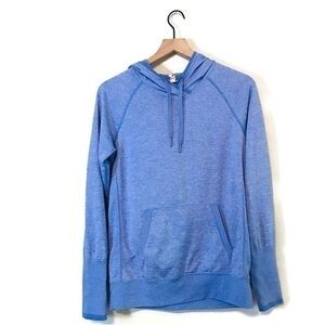 Lucy Activewear Periwinkle Blue Heather Hoodie Pullover Sweatshirt Size Small